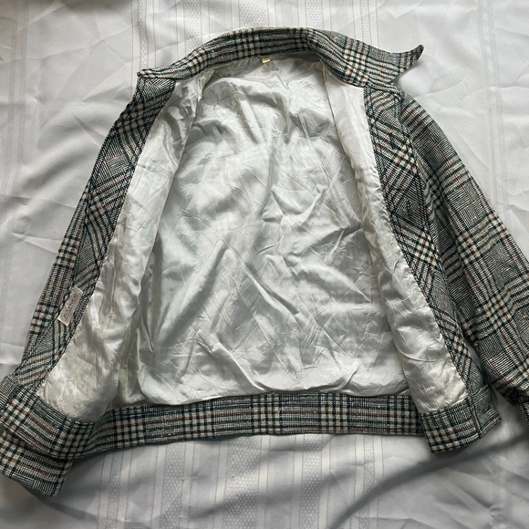 Vintage Ratner USA Men’s Tan Tartan Plaid Blazer Jacket Sport Coat Preppy 70s - Picture 7 of 11